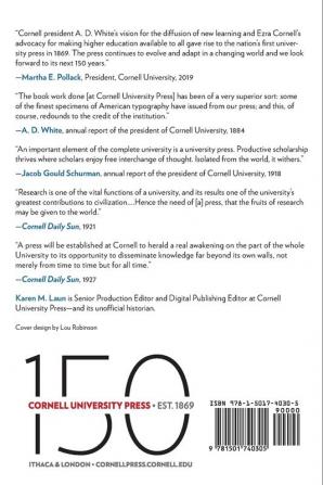 Cornell University Press Est. 1869: Our First 150 Years