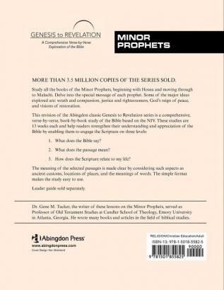 Genesis to Revelation Minor Prophets Participant Book [large Print]