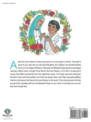 Our Lady of Kibeho and the Rosary of the Seven Sorrows: Coloring Book