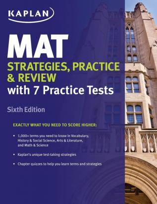 Mat Strategies Practice & Review (Kaplan Test Prep)