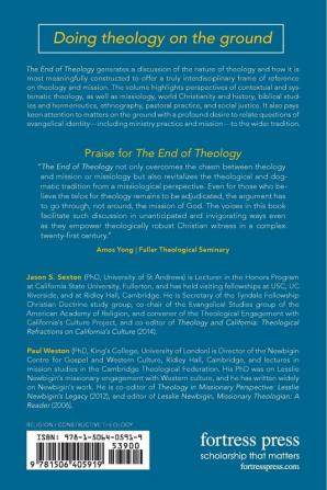 The End of Theology: Shaping Theology for the Sake of Mission