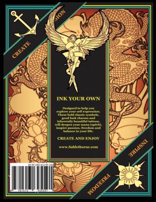 Adult Tattoo Coloring Book: Ultimate and Dynamic Illustrations for Grown Ups Tattoo Design Tattoo Art: 1 (Volume)