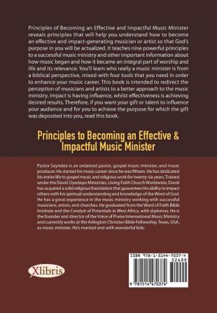 Principles to Becoming an Effective & Impactful Music Minister