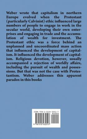 The Protestant Ethic and the Spirit of Capitalism