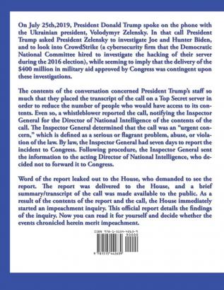 US House of Representatives: The Trump-Ukraine Impeachment Inquiry Report