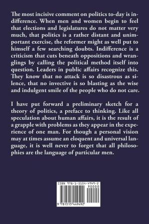 A Preface to Politics