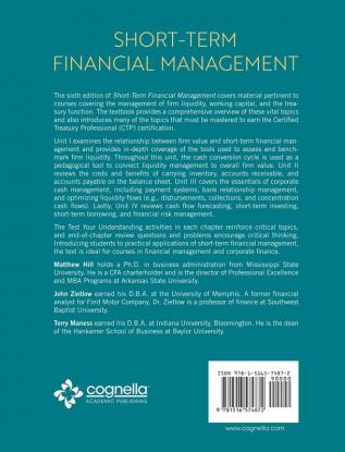 Short-Term Financial Management