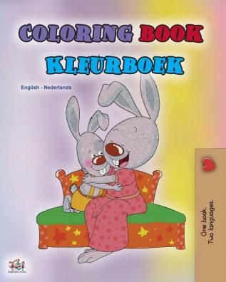 Coloring book #1 (English Dutch Bilingual edition)