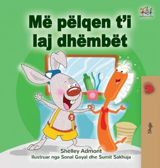 I Love to Brush My Teeth (Albanian Book for Kids) (Albanian Bedtime Collection)