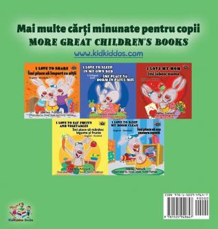 I Love to Brush My Teeth (Romanian English Bilingual Book for Kids) (Romanian English Bilingual Collection)