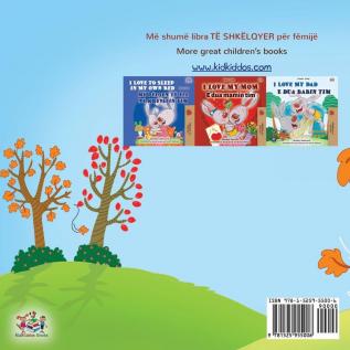 I Love Autumn (Albanian English Bilingual Book for Kids) (Albanian English Bilingual Collection)