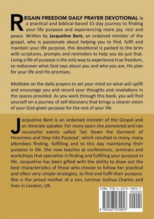 Regain Freedom Daily Prayer Devotional