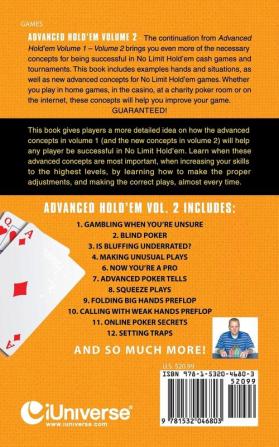 Advanced Hold'Em Volume 2