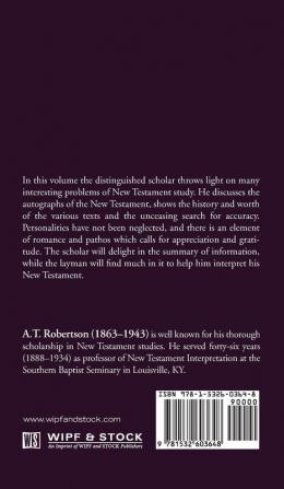 Studies in the Text of the New Testament