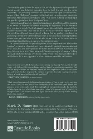 Reading Paul within Judaism: Collected Essays of Mark D. Nanos Vol. 1