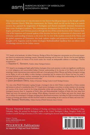 An Indian Trinitarian Theology of Missio Dei: Insights from St. Augustine and Brahmabandhab Upadhyay: 39 (American Society of Missiology Monograph)