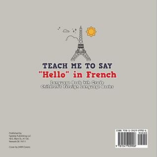 Teach Me to Say Hello in French - Language Book 4th Grade Children's Foreign Language Books