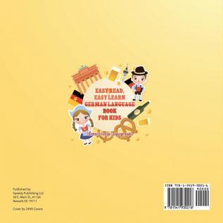 Easy Read Easy Learn German Language Book for Kids | Children's Foreign Language Books