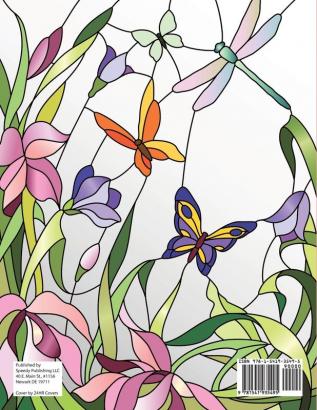 The Nature-Themed Stained Glass Coloring Book for Relaxation