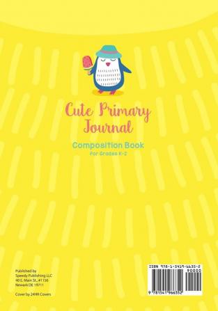 Cute Primary Journal Composition Book for Grades K-2