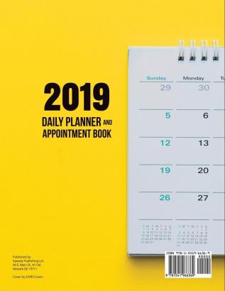 2019 Daily Planner and Appointment Book