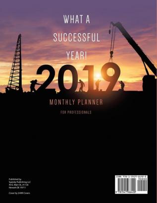 What a Successful Year! 2019 Monthly Planner for Professionals