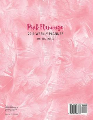 Pink Flamingo 2019 Weekly Planner for the Ladies