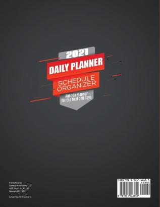 2021 Daily Planner Schedule Organizer: Agenda Planner for the Next 360 Days