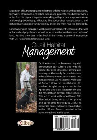 Quail Habitat Management