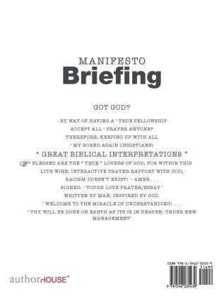 Manifesto Briefing