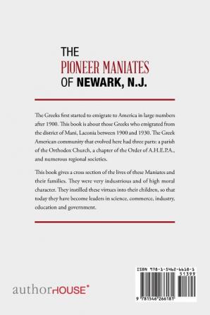 The Pioneer Maniates   of   Newark N.J.