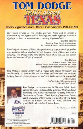 Tom Dodge Talks About Texas: Radio Vignettes and Other Observations 1989-1999