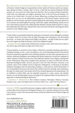 Speculative Theology and Common-sense Religion: Mercersburg and the Conservative Roots of American Religion: 92 (Princeton Theological Monograph)