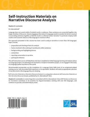 Self-Instruction Materials on Narrative Discourse Analysis