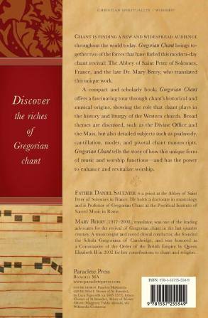 Gregorian Chant: A Guide to the History and Liturgy