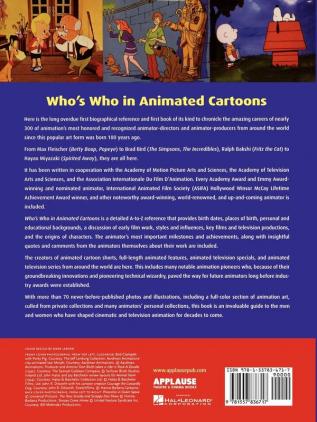 Who's Who in Animated Cartoons: An International Guide to Film and Television's Award-Winning and Legendary Animators (Applause Books)