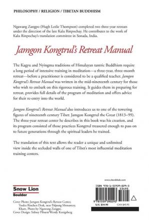 Jamgon Kongtrul's Retreat Manual