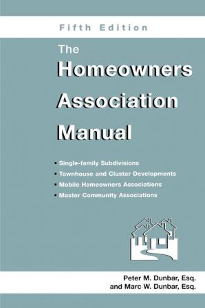 The Homeowners Association Manual