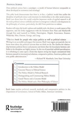 Political Science in Theory and Practice: The Politics Model