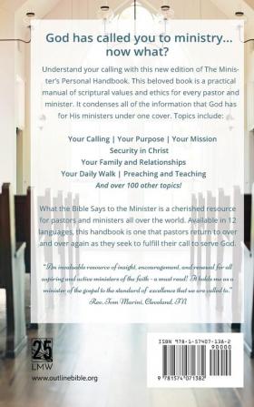 What the Bible Says to the Minister: The Minister's Personal Handbook