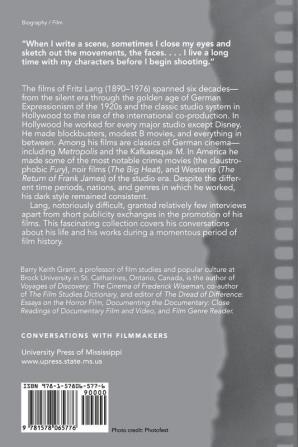 Fritz Lang: Interviews (Conversations with Filmmakers Series)