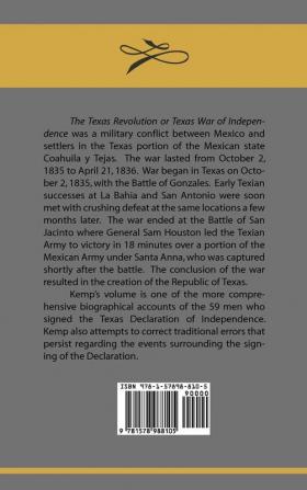 The Signers of the Texas Declaration of Independence