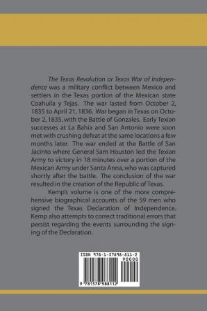 The Signers of the Texas Declaration of Independence