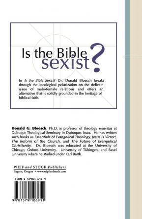 Is the Bible Sexist?