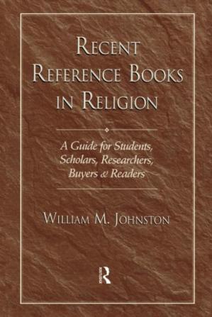 Recent Reference Books in Religion