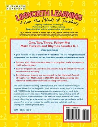 One Two Three Follow Me: Math Puzzles and Rhymes Grades K-1 (KATHY SCHROCK'S EVERY DAY OF THE SCHOOL YEAR SERIES)