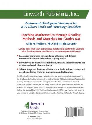 Teaching Mathematics through Reading: Methods and Materials for Grades 6-8