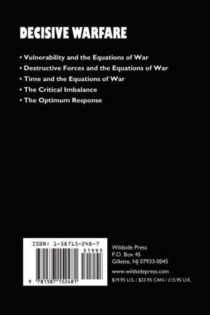 Decisive Warfare: A Study in Military Theory