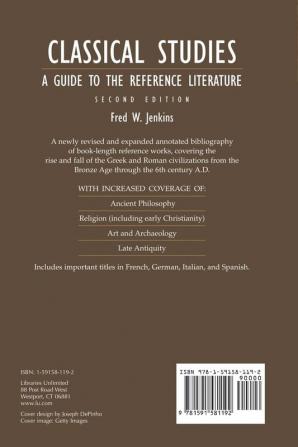 Classical Studies: A Guide to the Reference Literature 2nd Edition (Reference Sources in the Humanities)