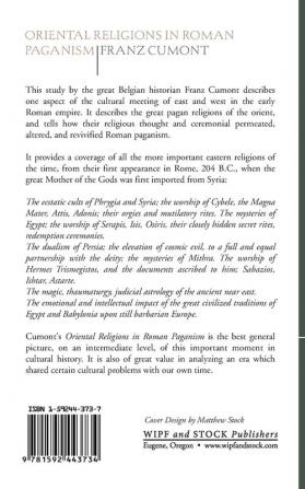 Oriental Religions in Roman Paganism